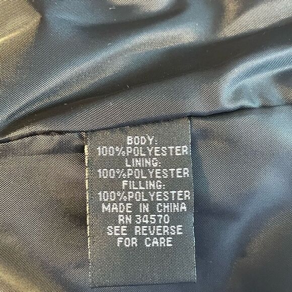 Jason Maxwell Cat Print Puffer Vest S - Picture 7 of 8